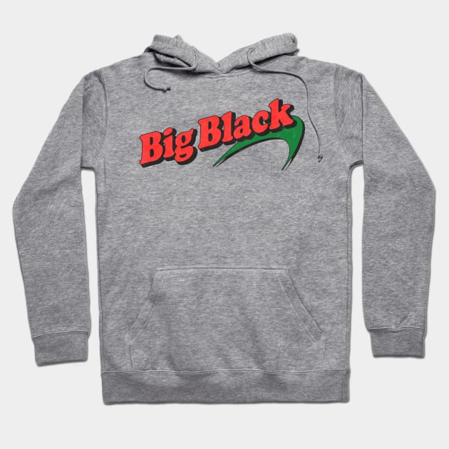 Retro 80s Style Big Black / Newport Design Hoodie by DankFutura